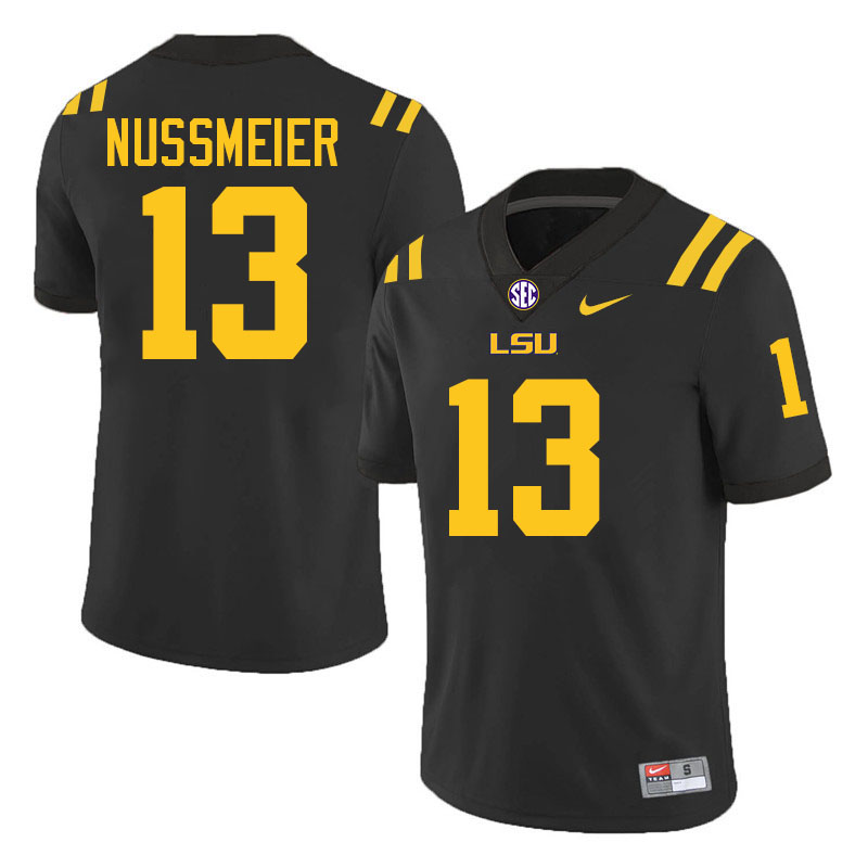 Garrett Nussmeier LSU Tigers Jersey,Louisiana State University Tigers Football Jersey-Black